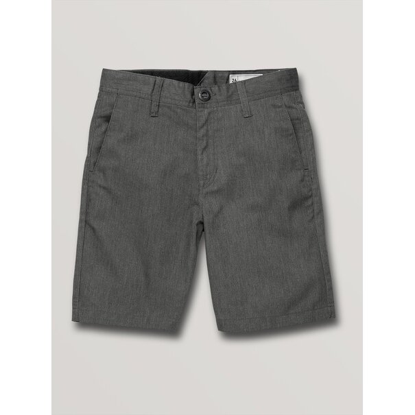 Volcom Boys Frickin Chino Short / Charcoal Heather