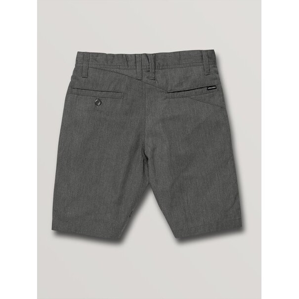 Volcom Boys Frickin Chino Short / Charcoal Heather