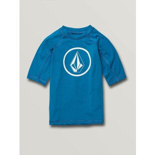 Lido Solid Raglan Rashguard - True Blue