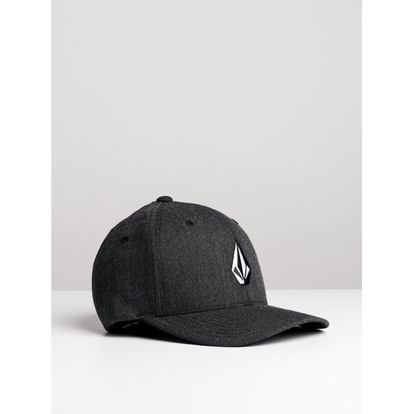 Volcom Full Stone Heather Xfit Hat - Charcoal Heather