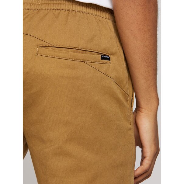 Volcom Frickin Slim Jogger Pants - Dark Khaki