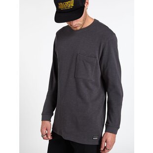 Keeter Long Sleeve Crew - Dark Charcoal
