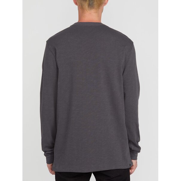 Volcom Keeter Long Sleeve Crew - Dark Charcoal