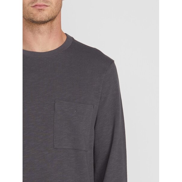 Volcom Keeter Long Sleeve Crew - Dark Charcoal