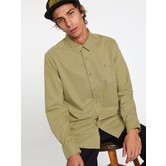 Oxford Stretch Long Sleeve Button Up - Moss
