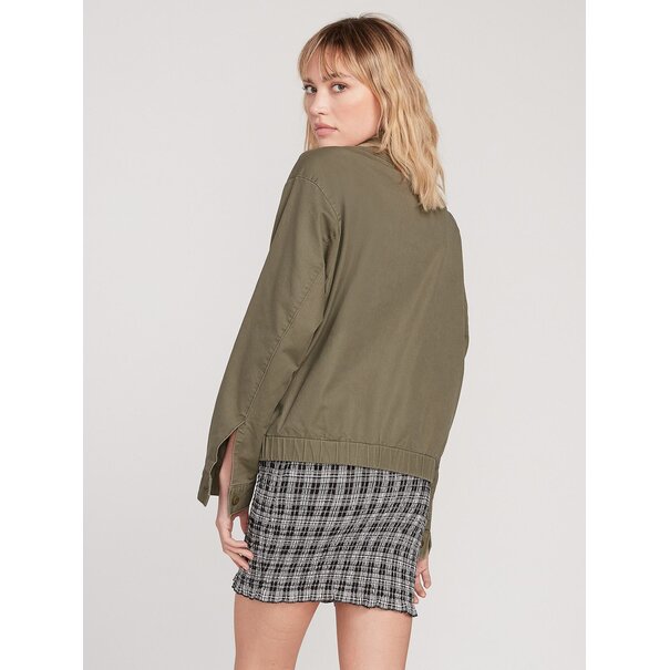 Volcom Army Whaler Jacket - Army Green Combo