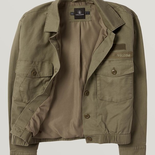 Volcom Army Whaler Jacket - Army Green Combo