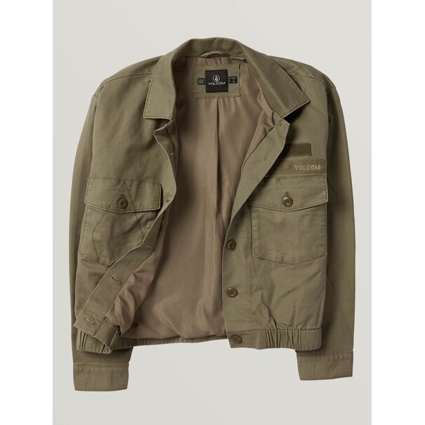 Volcom Army Whaler Jacket - Army Green Combo
