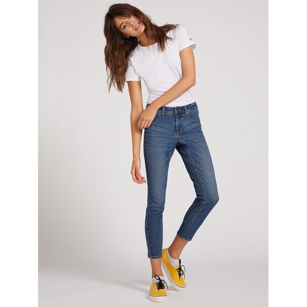 Volcom Solver Denim Mid Marboled Indigo