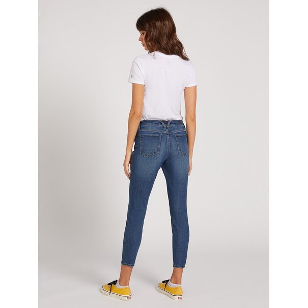 Volcom Solver Denim Mid Marboled Indigo