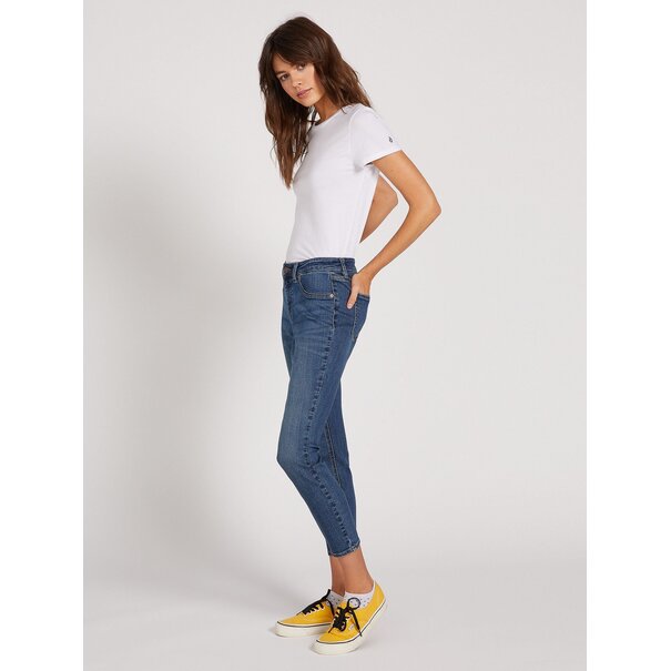 Volcom Solver Denim Mid Marboled Indigo