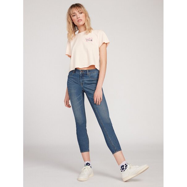 Volcom Solver Denim Mid Marboled Indigo