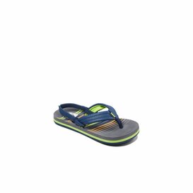 Little Ahi Sandals - Stripe Green