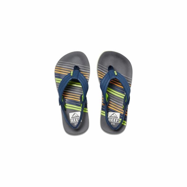 Reef Little Ahi Sandals - Stripe Green
