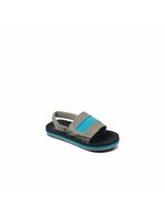 Reef Little Ahi Slide Sandals - Grey/Blue
