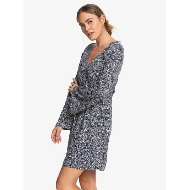 ROXY Blind Dreams Long Sleeve Dress / Indigo Chaos