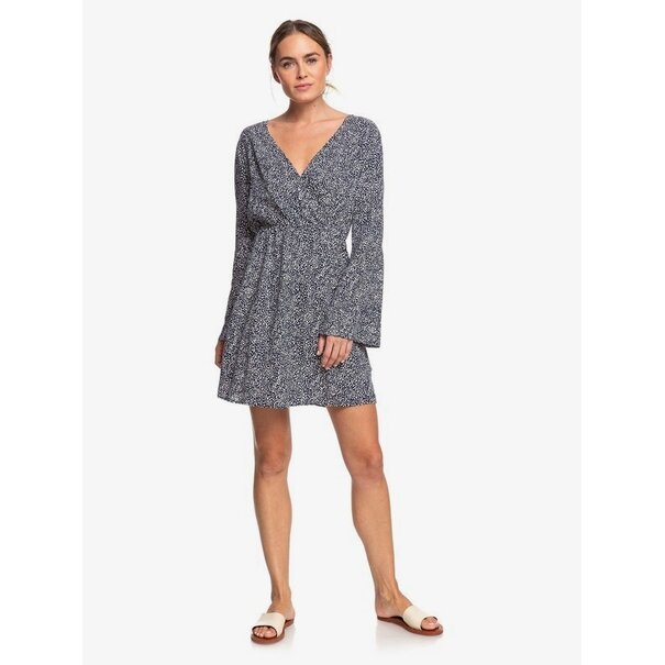 ROXY Blind Dreams Long Sleeve Dress / Indigo Chaos