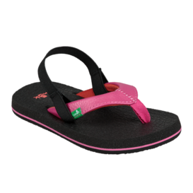 Kid'S Yoga Mat Sandals - Hot Pink Red