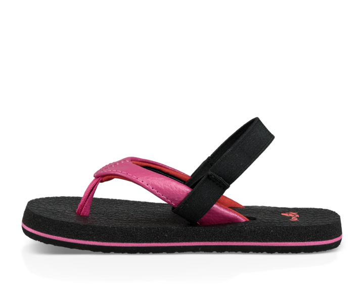 Kid's Yoga Mat Sandals - Hot Pink Red - Medicine Hat-The Boarding