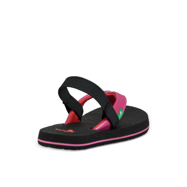 Sanuk Kid's Yoga Mat Sandals - Hot Pink Red