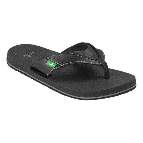 Sanuk Toddler Root Beer Cozy Sandals - Black