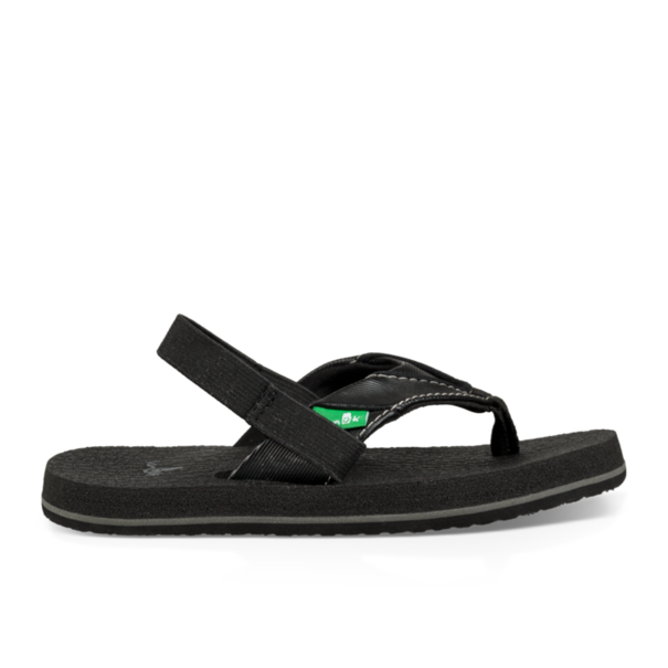 Sanuk Toddler Root Beer Cozy Sandals - Black