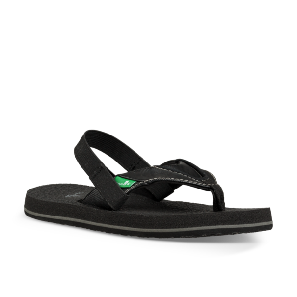 Sanuk Toddler Root Beer Cozy Sandals - Black