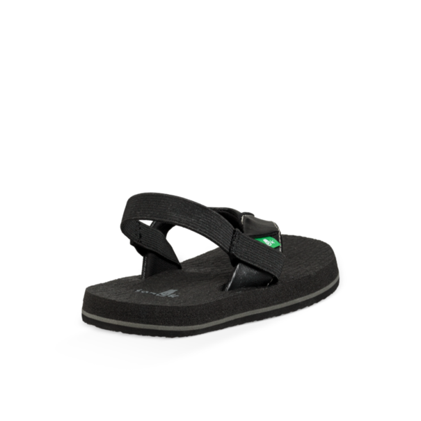 Sanuk Toddler Root Beer Cozy Sandals - Black