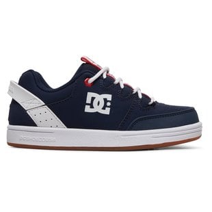 Kids Syntax Skate Shoes - Navy Red