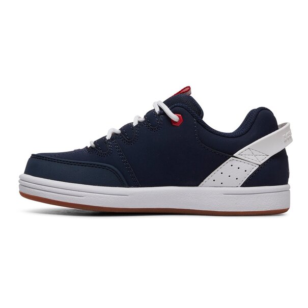 DC Shoes Kids Syntax Skate Shoes - Navy Red