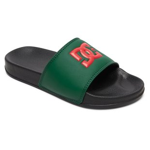 Kids Dc Slider Sandals - Green Black