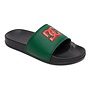 Kids DC Slider Sandals - Green Black