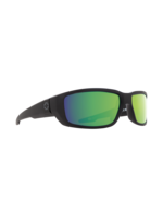 Spy Optics Spy Dirty Mo Sunglasses Matte Black W/ Hd+ Bronze Polarized Green Spectra Mirror Lenses