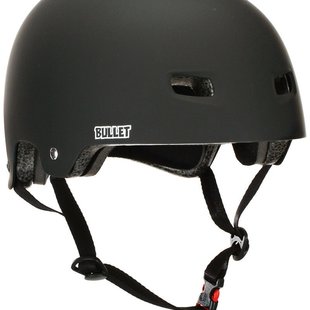 Bullet Certified Skateboard Helmet - Matte Black