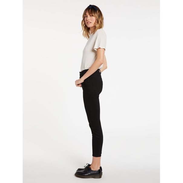 Volcom Liberator High Rise Jeans - Premium Wash Black