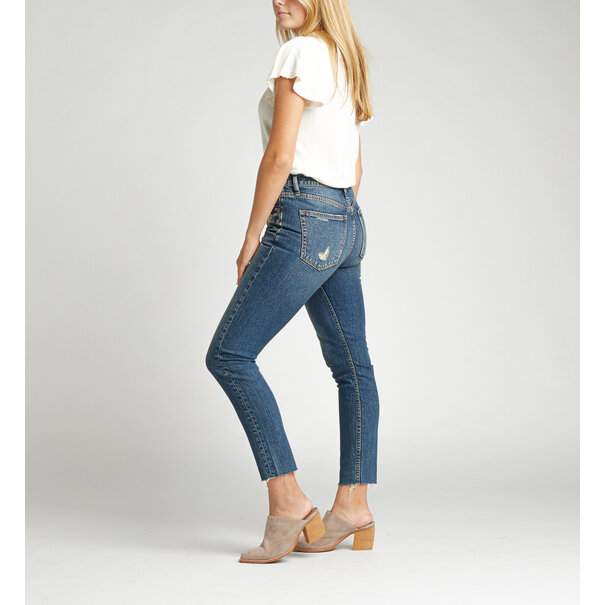 SILVER JEANS Frisco Skinny Jeans Indigo