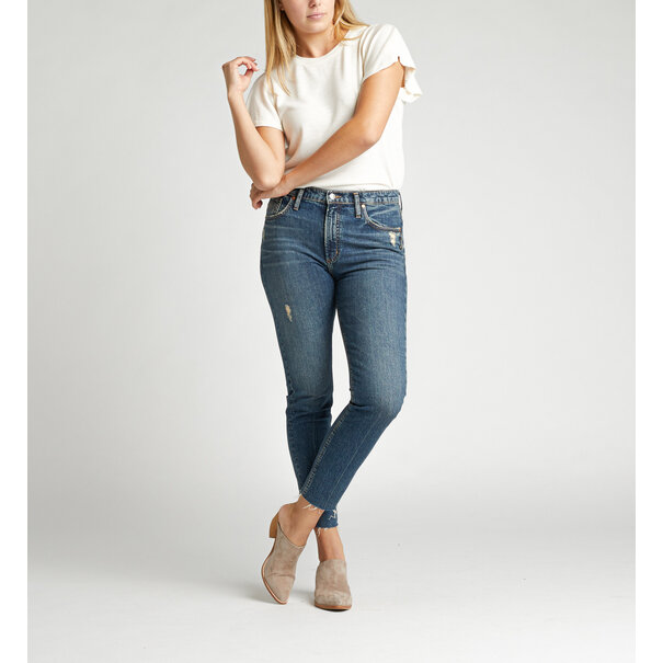 SILVER JEANS Frisco Skinny Jeans Indigo