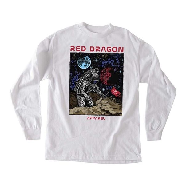 Red Dragon Apparel RDS Space Force Long Sleeve Shirt - White