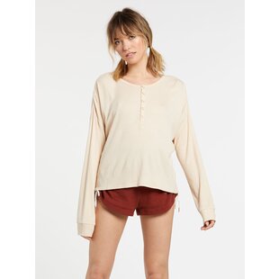 Volcom Lived In Lounge Lil Thermal Longsleeved- Sand