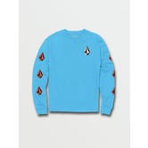 Little Boys Deadly Stones L/S Tee - Aqua