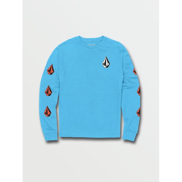 Volcom Little Boys Deadly Stones L/S Tee - Aqua