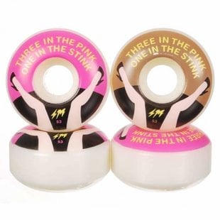 Skate Mental Sheet Wheels 53Mm- Three In Pink