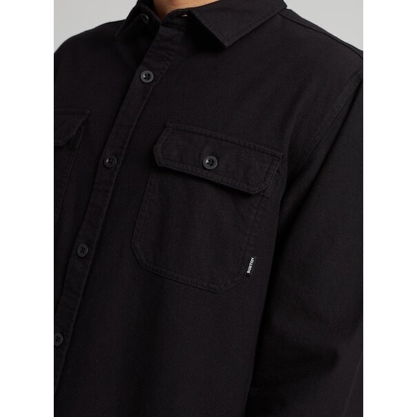 Burton Snowboards Men's Brighton Premium Flannel - True Black