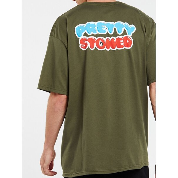 Volcom Pretty Stoned S/S- Milit.