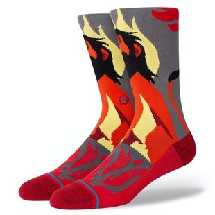 Disney Scar Crew Socks / Grey