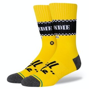 Blondie Casual Crew Socks / Taxi Yellow