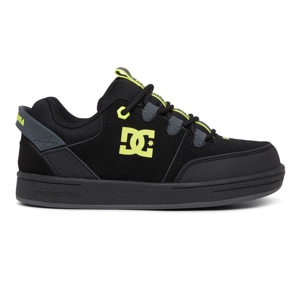 DC Shoes DC Kid's Syntax Shoes - Black/Grey/Yellow