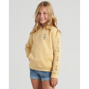 Girls Love Fruit Hoodie- Pale Yellow