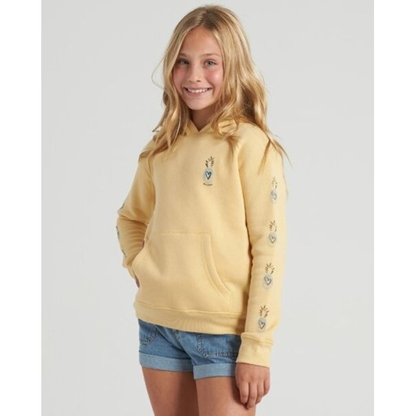 BILLABONG Girls Love Fruit Hoodie- Pale Yellow