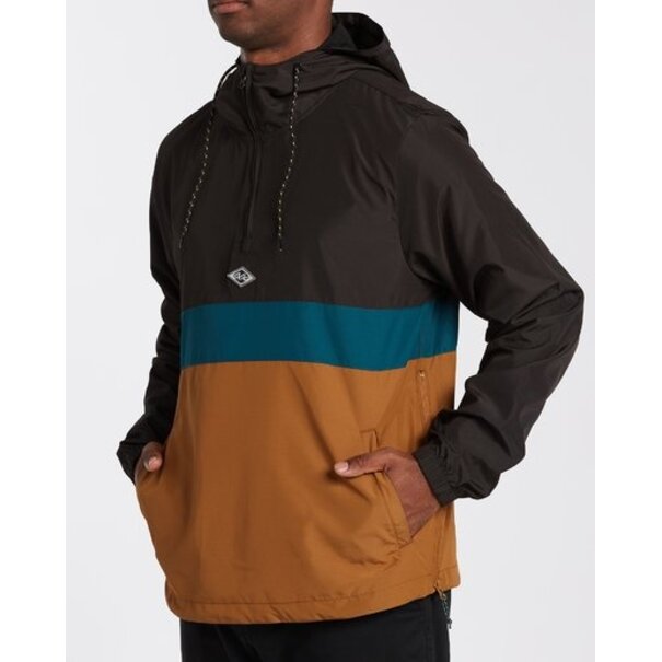 BILLABONG Wind Swell Anor Jacket- Rustic Brwn.
